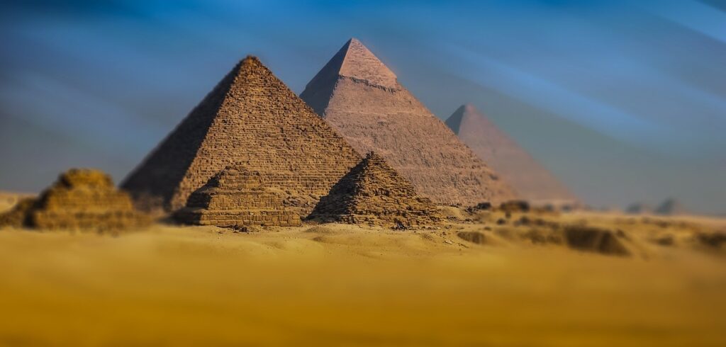 giza, pyramid, pyramids, pyramid of giza, egypt, monuments, nature, egyptian pyramid, desert, sand, history